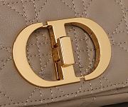 Dior Caro Beige Gold Hardware Size 28x17x9cm - 2