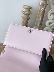 Chanel Leboy Grain Calfskin Light Pink Silver Hardware 25cm - 4