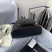 Chanel Bucket Bag Calfskin Black 21x19x8cm - 2