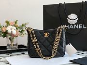 Chanel Summer Hobo Underarm Black Bag 19x16x8cm - 1