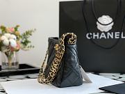 Chanel Summer Hobo Underarm Black Bag 19x16x8cm - 6