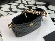 Chanel Summer Hobo Underarm Black Bag 19x16x8cm - 5