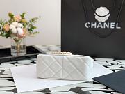 Chanel Summer Hobo Underarm White Bag 19x16x8cm - 5