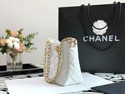 Chanel Summer Hobo Underarm White Bag 19x16x8cm - 4