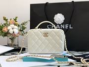 Chanel Vanity White Bag 18cm - 1