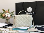 Chanel Vanity White Bag 18cm - 4