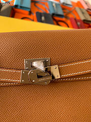 Hermes Kelly To Go Wallet Brown On Chain Noir 20.5x11.5x3cm - 2