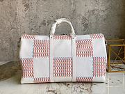 LV Keepall 50B White Damier Spray 50 x 29 x 23 cm - 3