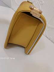 Chanel Leboy Grain Calfskin Yellow 01 67086 Size 25 cm - 5