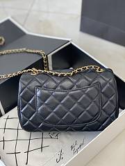 Chanel Flap Bag Gold Ball Lambskin Gold Hardware Black 20cm - 5