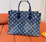 Louis Vuitton MM Onthego Denim 31x24x14cm - 1