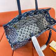 Louis Vuitton MM Onthego Denim 31x24x14cm - 4