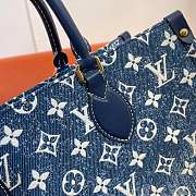 Louis Vuitton MM Onthego Denim 31x24x14cm - 6