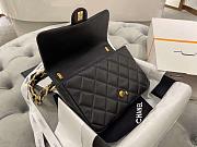 Chanel Flap Bag Lambskin Black CC Funky 27cm - 2