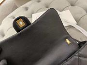 Chanel Flap Bag Lambskin Black CC Funky 27cm - 6