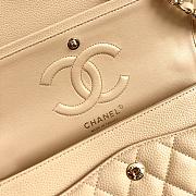 Chanel Flap Bag Cavier Gold Hardware Beige 25cm - 4