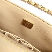 Chanel Flap Bag Cavier Gold Hardware Beige 25cm - 2