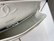 Chanel Flap Bag Caviar in White 25cm with Gold Hardware - 4