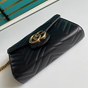 Gucci Marmont Matelassé Mini Bag Black 20x13x6cm - 5