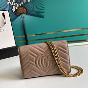 Gucci Marmont Matelassé Mini Bag Chevron 20x13x6cm - 6