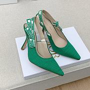 J'ADIOR SLINGBACK Green Heels - 1