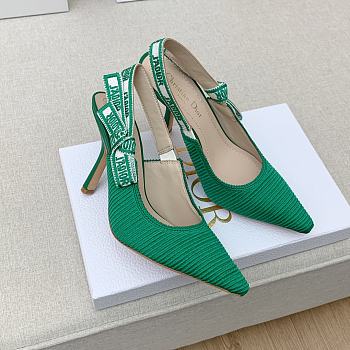 J'ADIOR SLINGBACK Green Heels