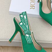 J'ADIOR SLINGBACK Green Heels - 6