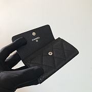Chanel Wallet Black 11x8.5x3cm - 3