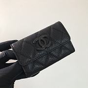 Chanel Wallet Black 11x8.5x3cm - 6