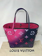 LV Neverfull Midnight Fuchsia 31x28x14cm - 3