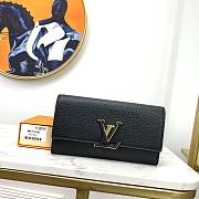 LV Black Wallet 20x11cm - 1