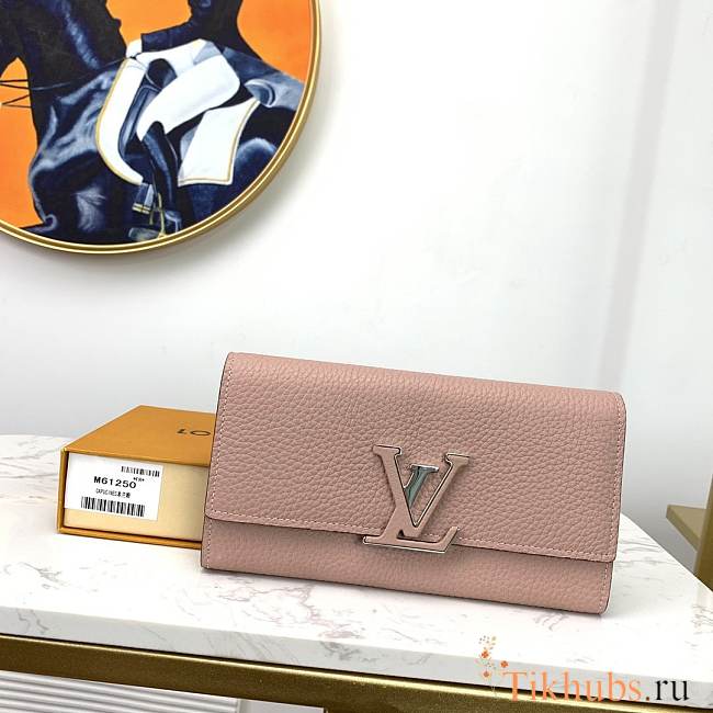 LV Pink Wallet 20x11cm - 1