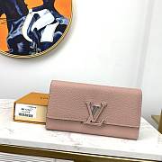 LV Pink Wallet 20x11cm - 1