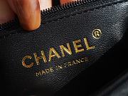 Chanel Coco Handle Black Cavier Gold Hardware 24x14x10cm - 2