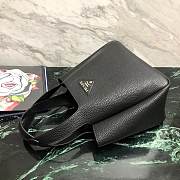 Prada Black Leather Tote 25x21.5x14cm - 6