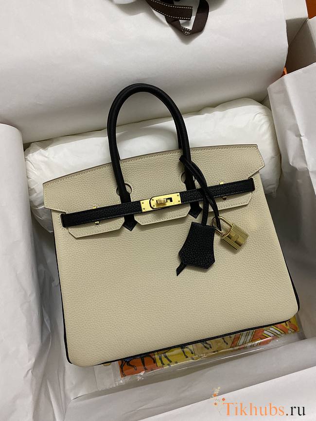 Hermes Birkin White 25cm - 1