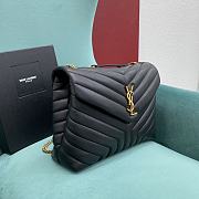 YSL Loulou Black Gold Hardware 31x23x10cm - 6