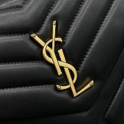 YSL Loulou Black Gold Hardware 31x23x10cm - 3