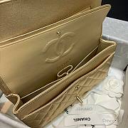 Chanel Flap Bag Lambskin Gold Color GHW 1112 Size 25 cm - 5