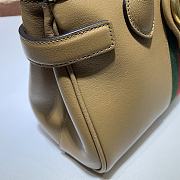 Gucci Handle Bag With Double G Brown 25x19x11cm - 2