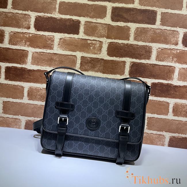 Gucci GG Messenger Black Bag 28x24x8.5cm - 1