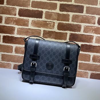 Gucci GG Messenger Black Bag 28x24x8.5cm
