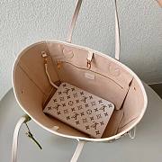 LV Neverfull Kaki and Beige 32x28x15cm - 5