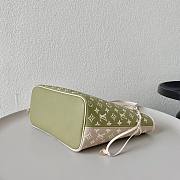 LV Neverfull Kaki and Beige 32x28x15cm - 2