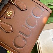 Gucci Diana Tote Brown Leather 27x24x11cm - 2