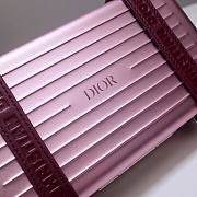 Dior and Rimowa Clutch Pink 20x6x12cm - 3