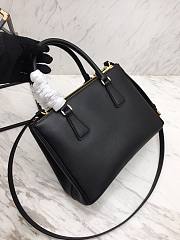 Prada Galleria Saffiano leather Black 28x19.5x12cm - 4