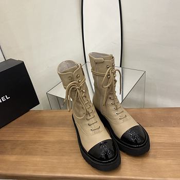 Chanel Beige Boots