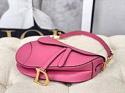 Dior Saddle Pink 25x6x20cm - 5