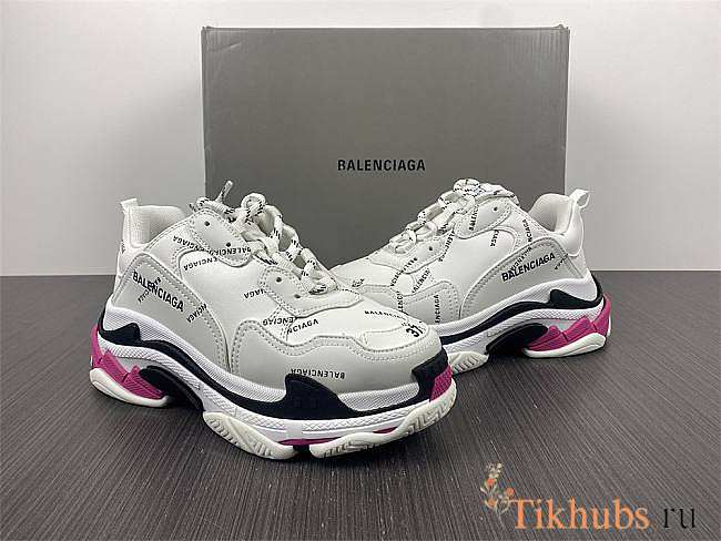 Balenciaga Triple S Black Sneaker White Pink Black - 1